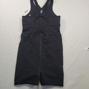 Free Movement Black Ribbed Bodysuit Unitard Tank Shorts XS Activewear Workout